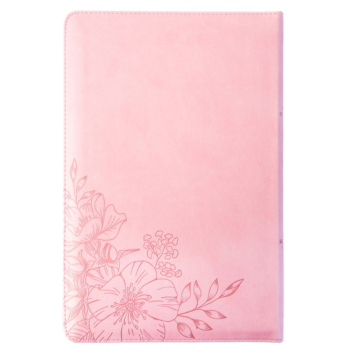 KJV Pink Faux Leather Thinline Bible Large Print