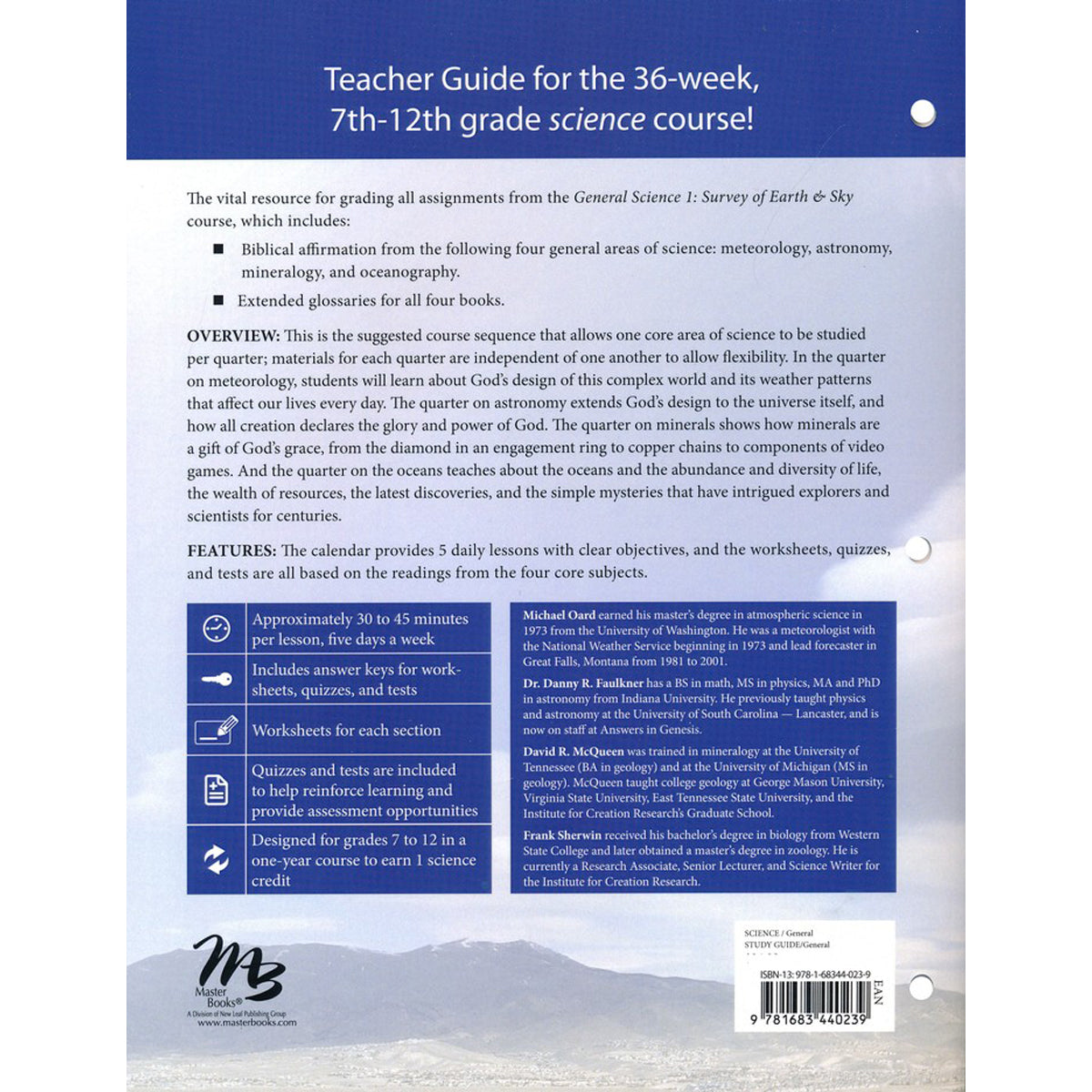 General Science 1: Survey Of Earth And Sky Teacher Guide (Paperback)