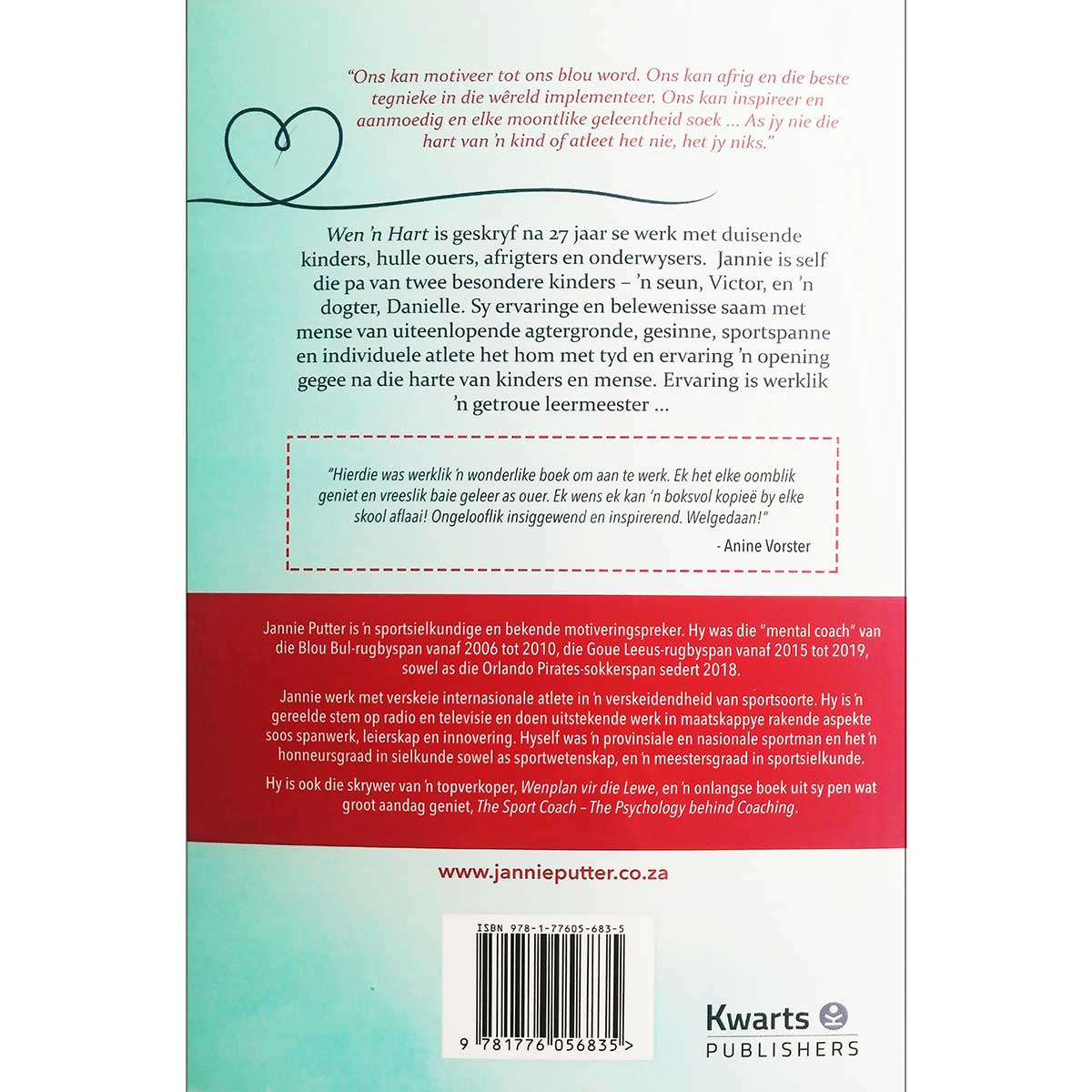 Wen 'N Hart: 'N Handleiding Vir Afrigters, Onderwysers En Ouers (Sagteband)