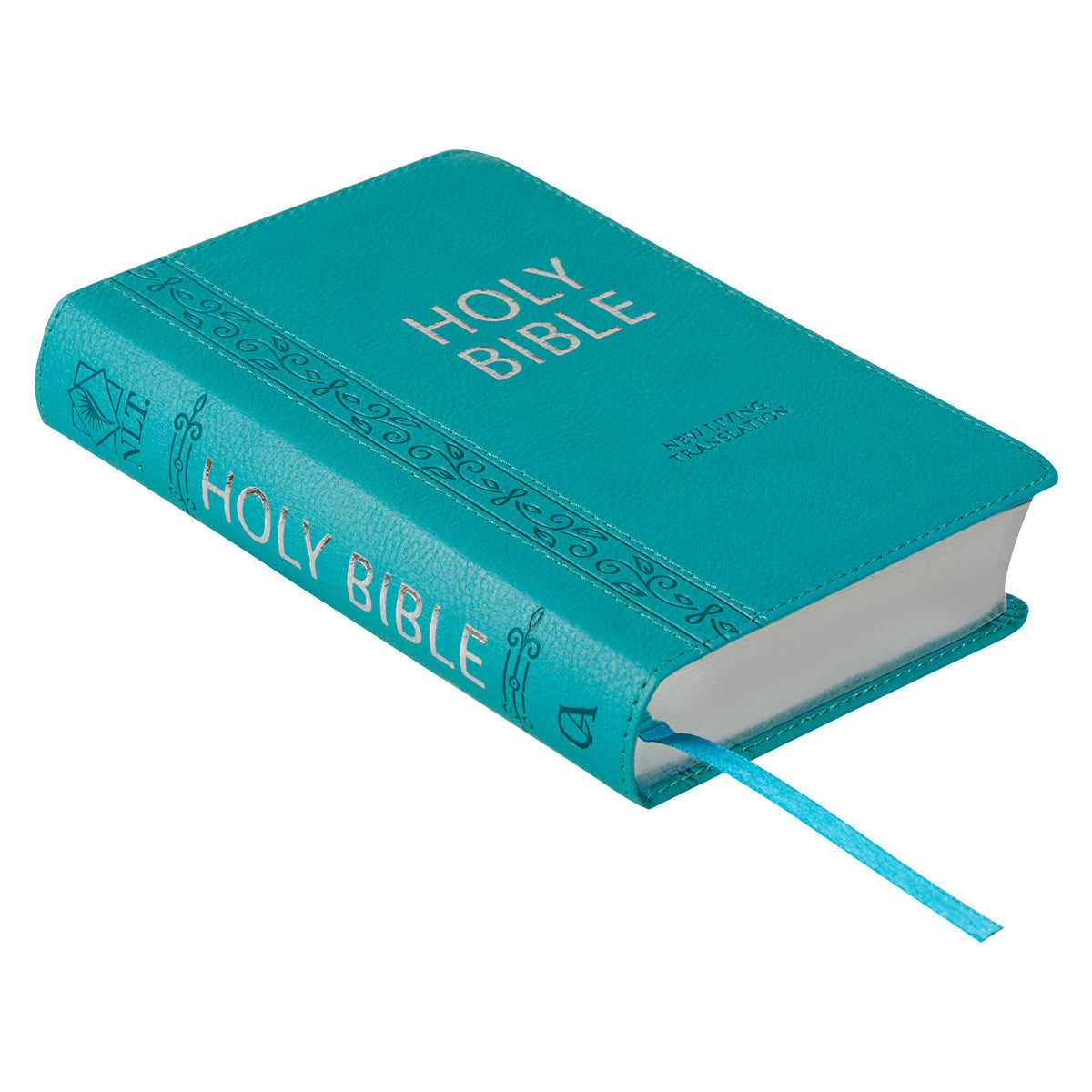 NLT Teal Faux Leather Flexcover Compact Bible