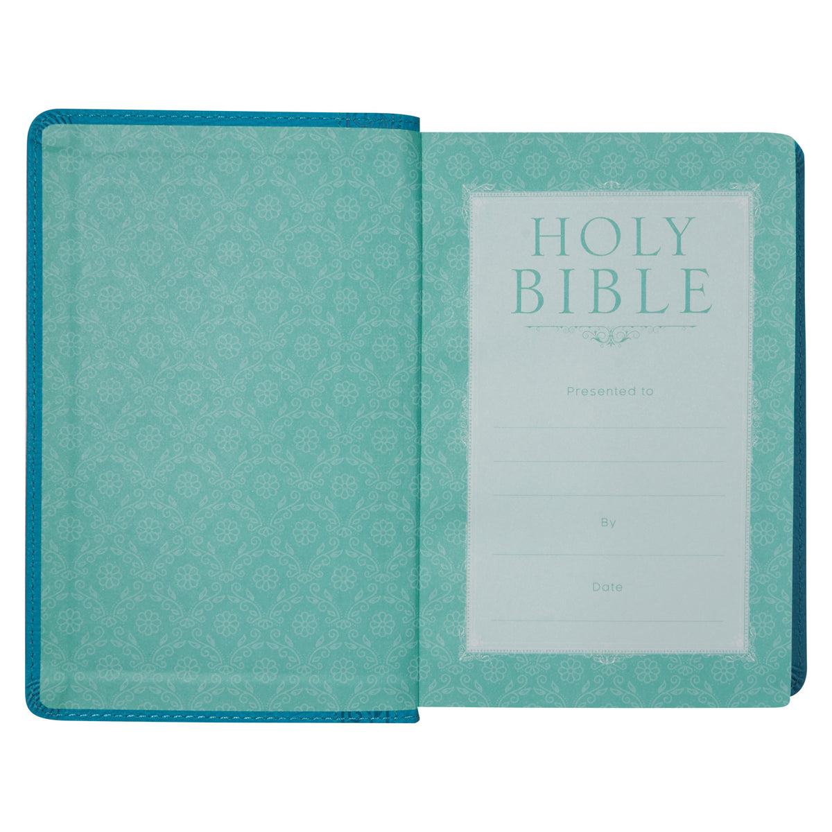 NLT Teal Faux Leather Flexcover Compact Bible