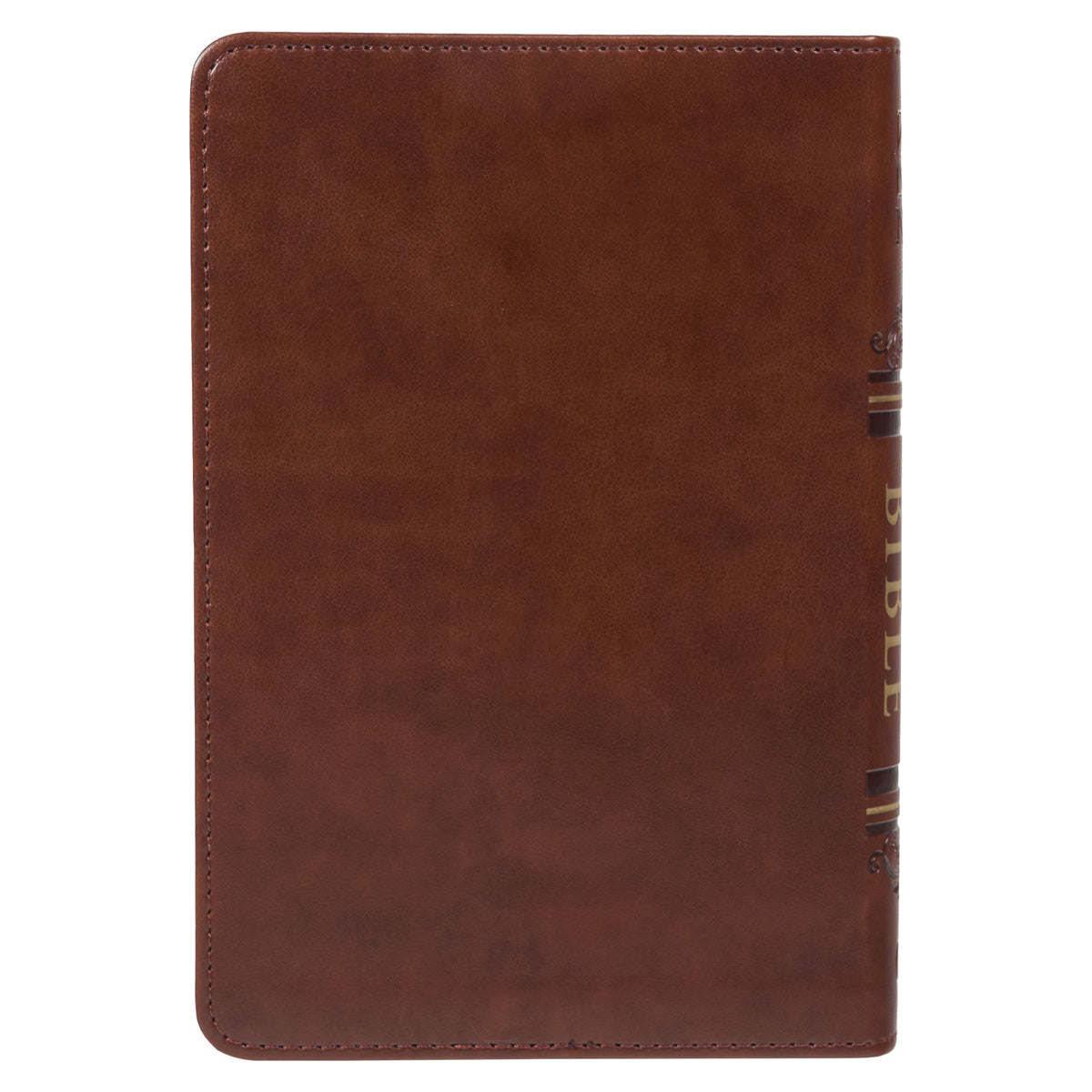 NLT Brown Faux Leather Flexcover Compact Bible