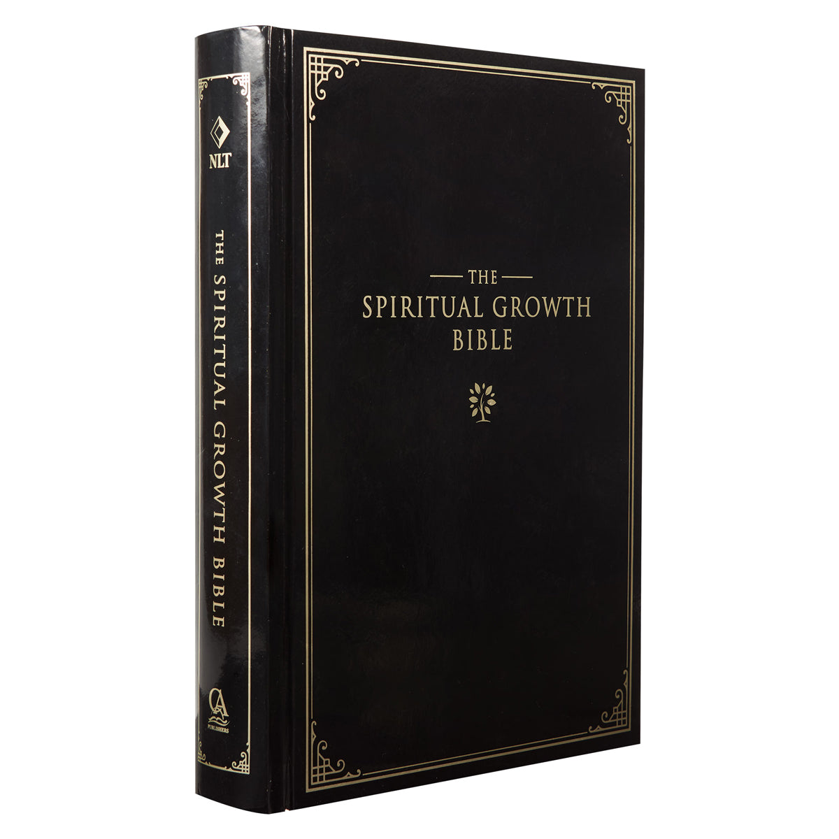 NLT The Spiritual Growth Bible Black Hardcover