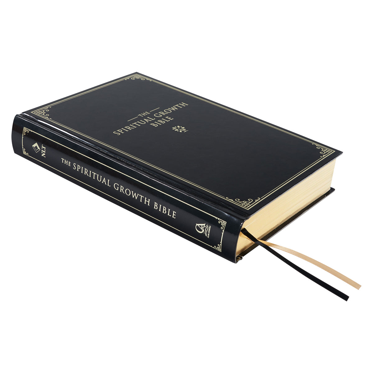NLT The Spiritual Growth Bible Black Hardcover