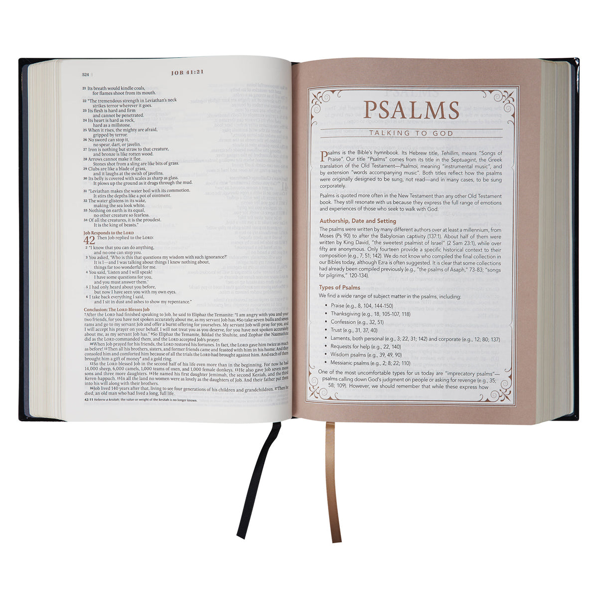 NLT The Spiritual Growth Bible Black Hardcover