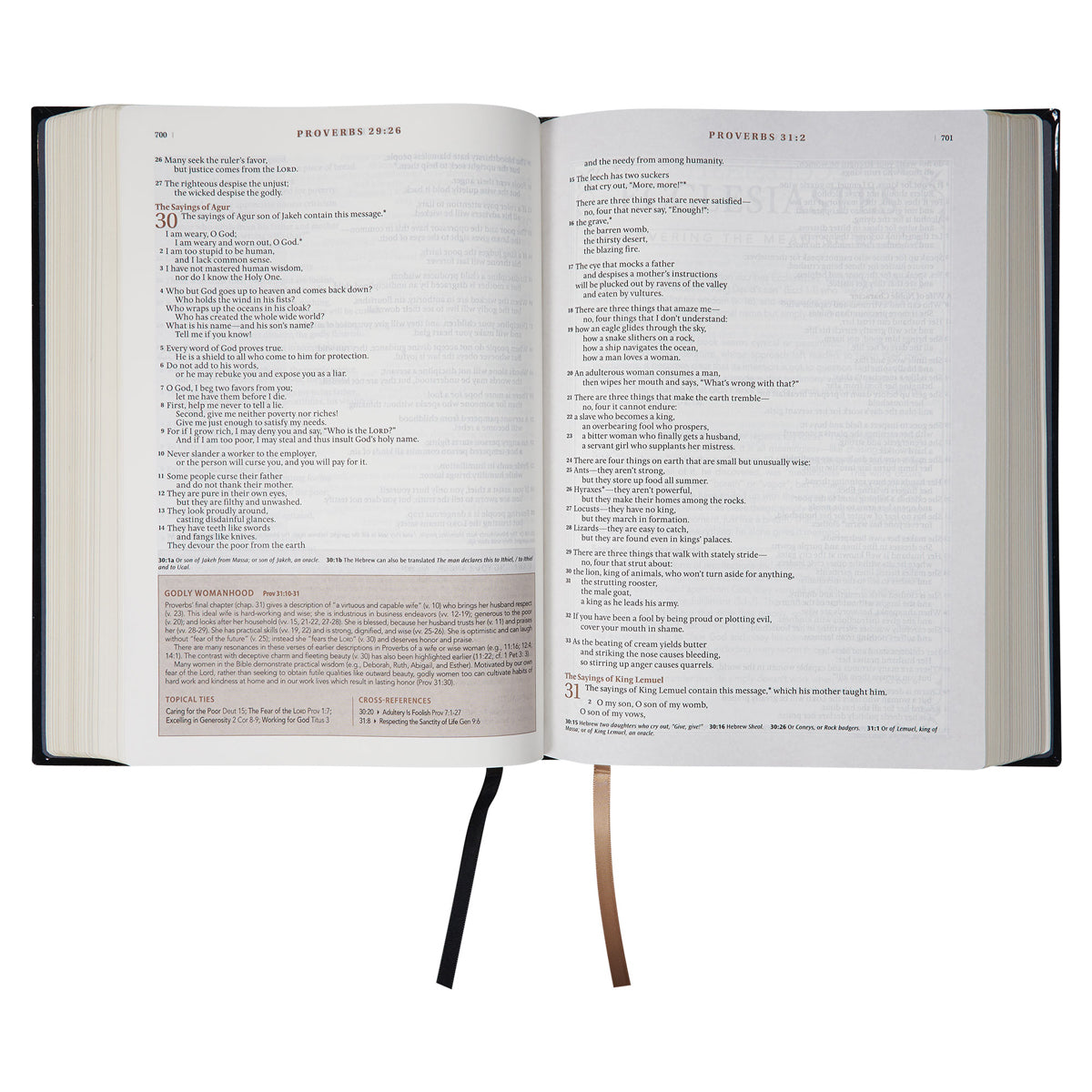 NLT The Spiritual Growth Bible Black Hardcover