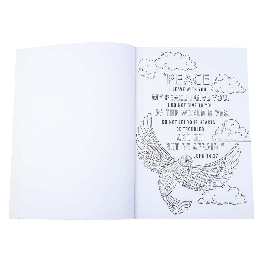 Peaceful Moments Coloring Book (Paperback)