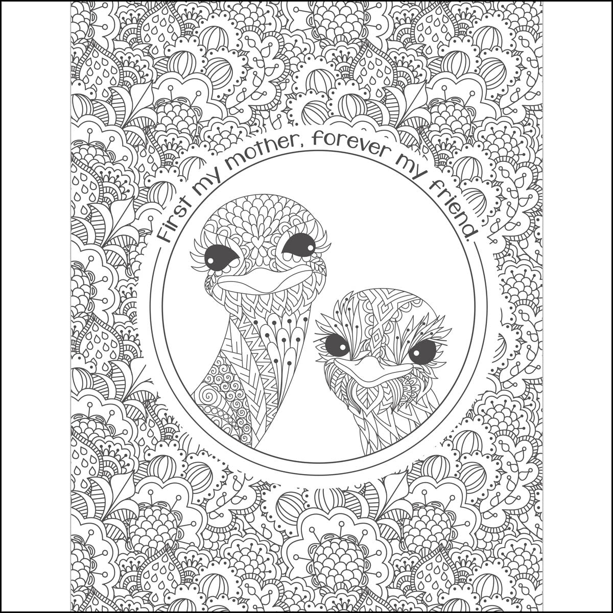 I Love You, Mama Bear Coloring Book (Paperback)