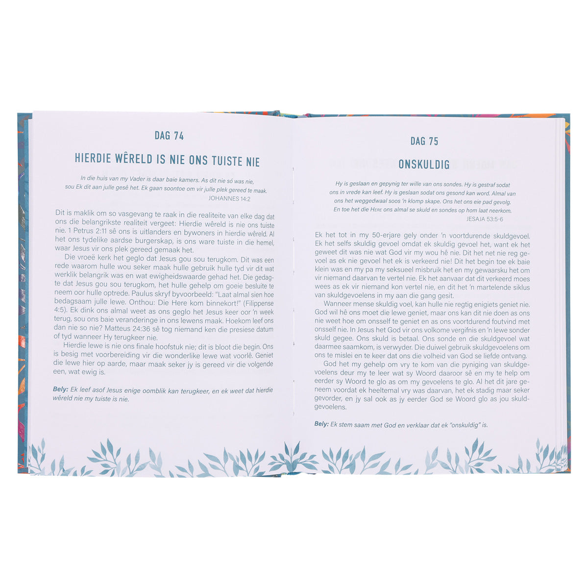 Begin die Dag Saam met God: 365 Dagstukke (Hardeband)