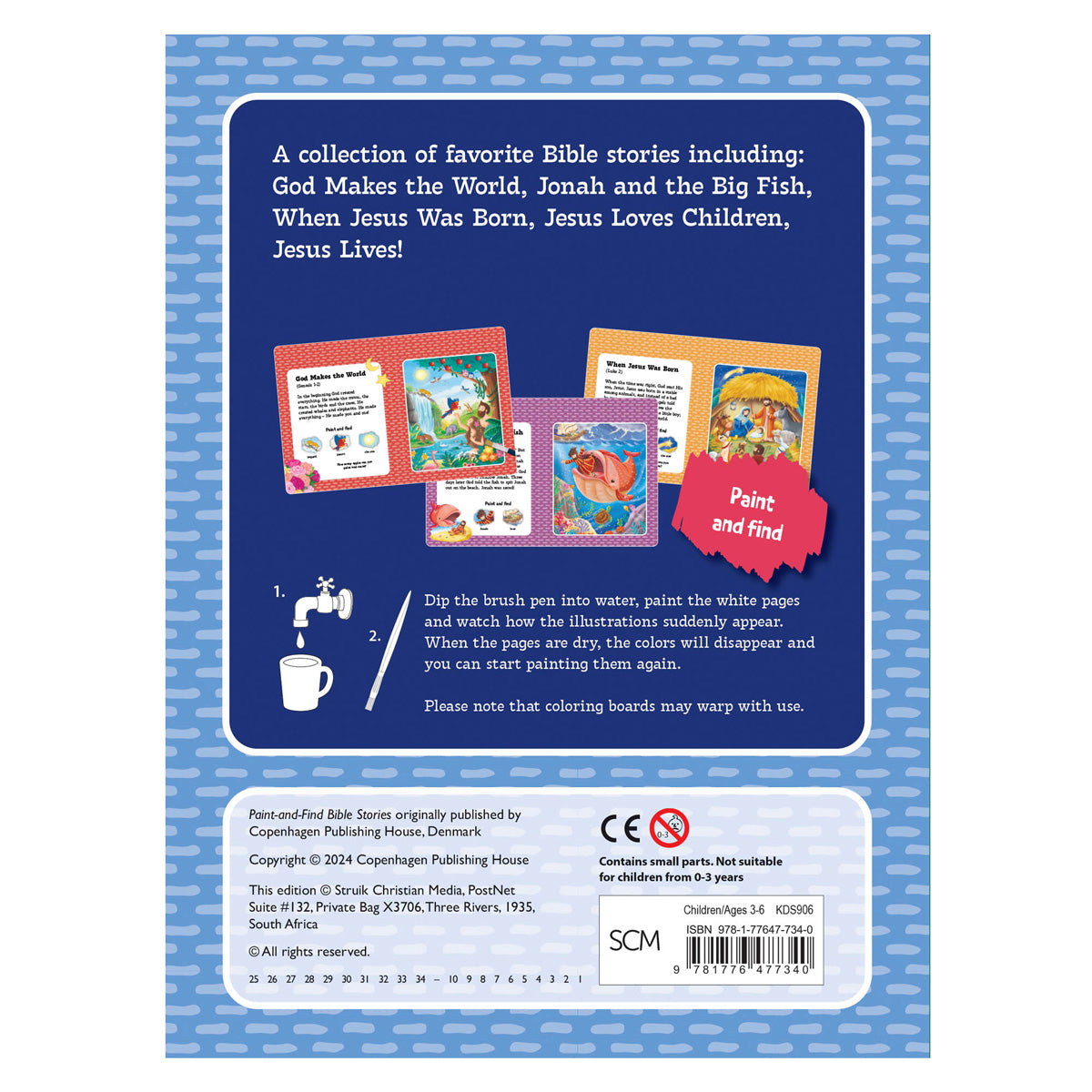 Old and New Testament Vol 1: Paint-and-Find Bible Stories (Spiral-Bound)