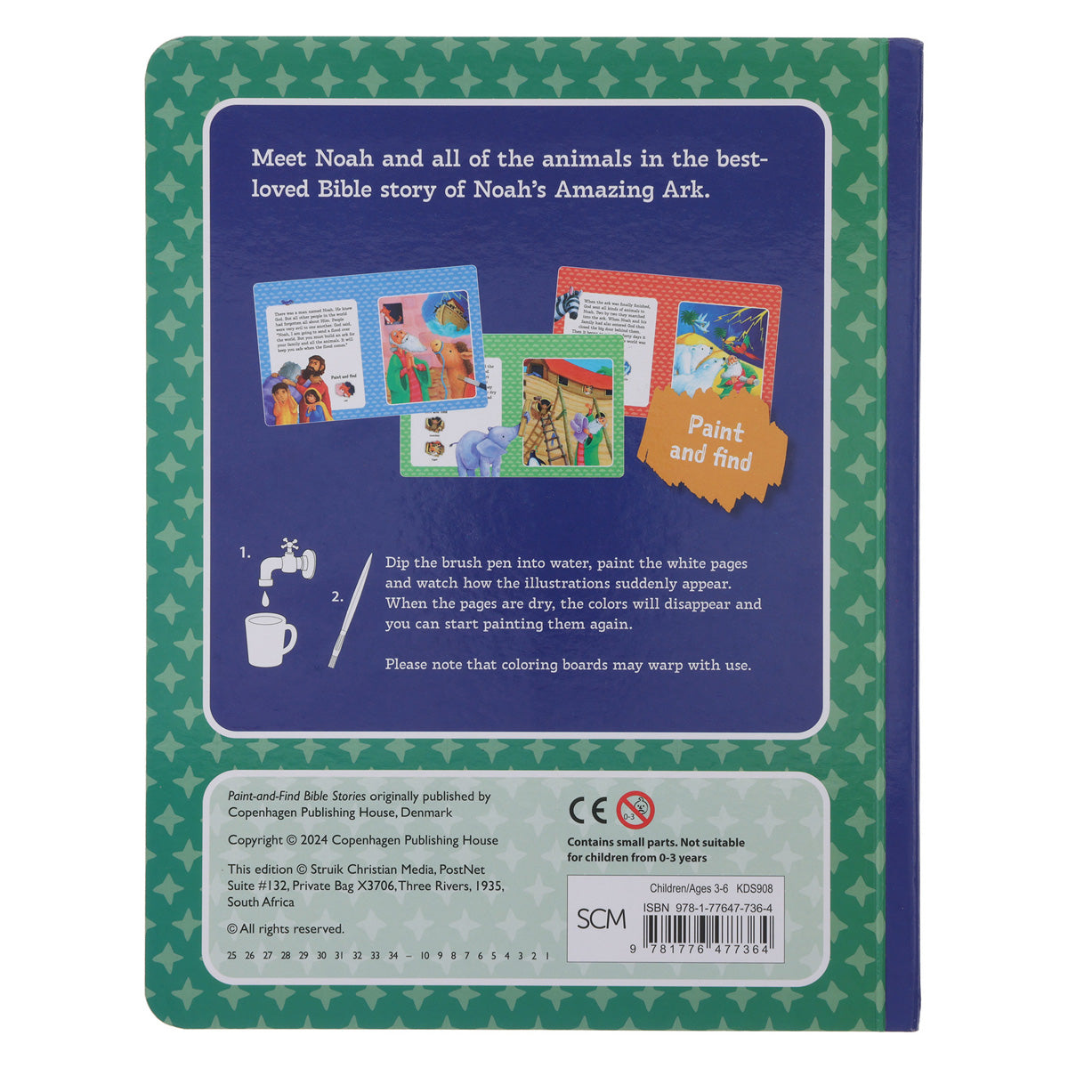 Noah’s Amazing Ark: Paint-and-Find Bible Stories (Board Book)