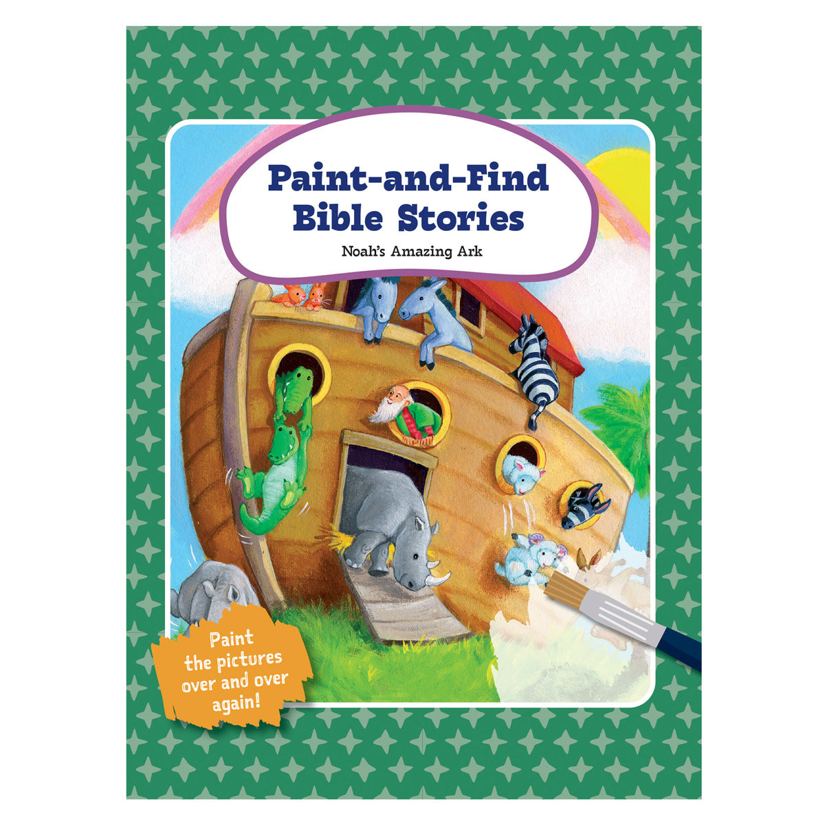 Noah’s Amazing Ark: Paint-and-Find Bible Stories (Spiral-Bound)