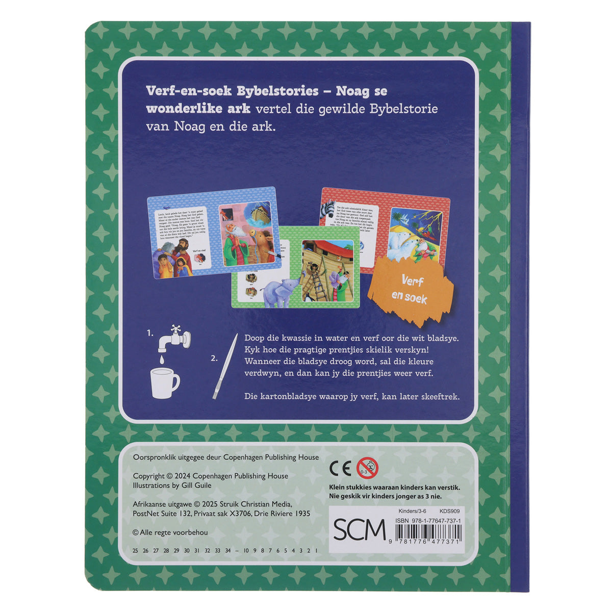 Noag Se Wonderlike Ark: Verf-en-Soek Bybelstories (Kartonboekie)