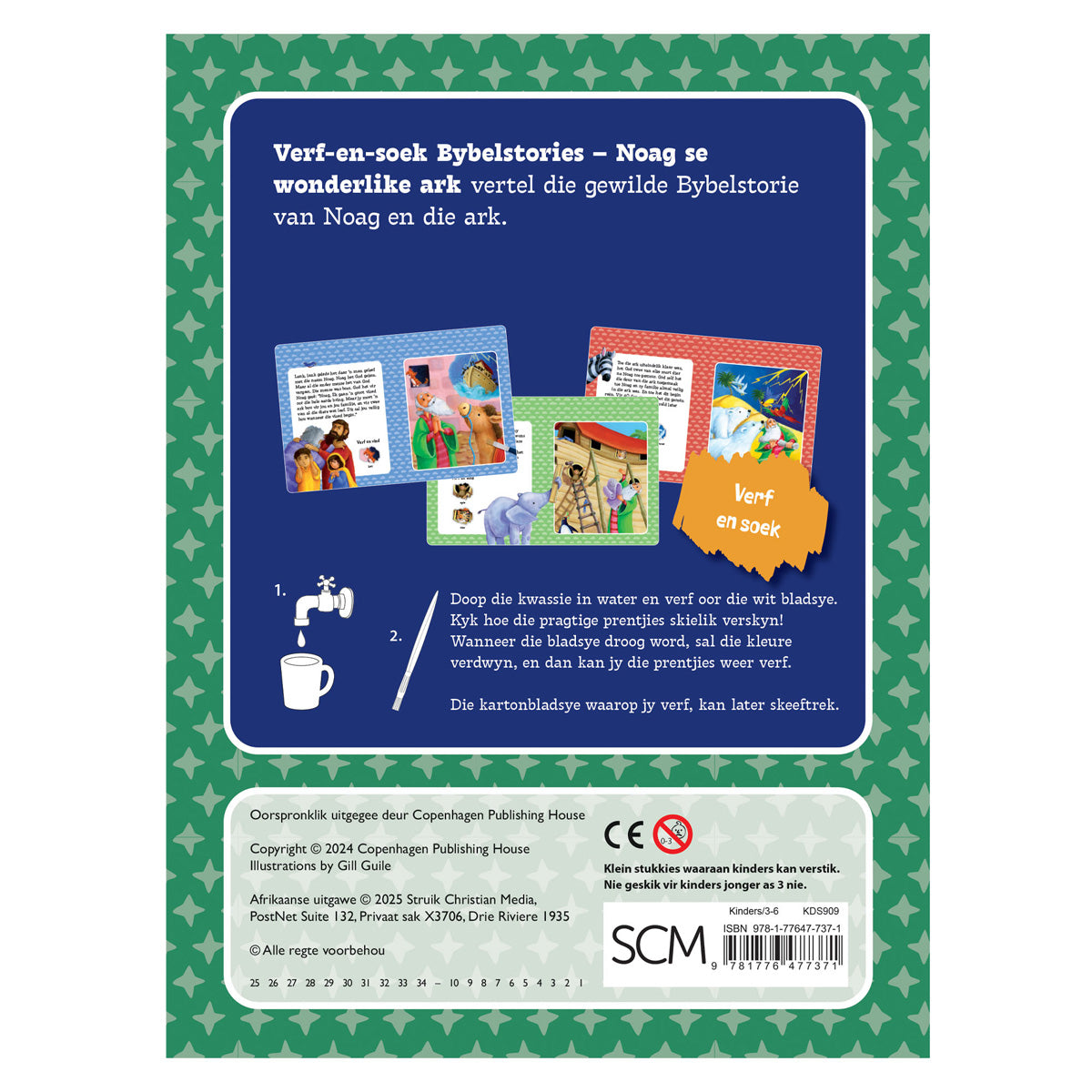 Noag Se Wonderlike Ark: Verf-en-Soek Bybelstories (Kartonboekie)