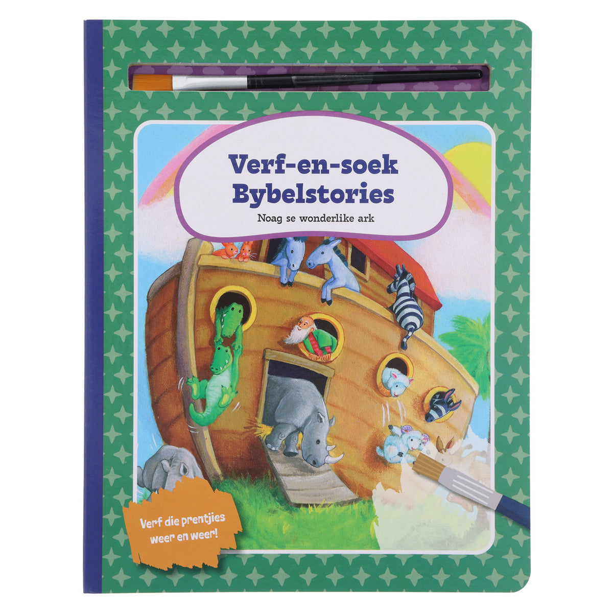 Noag Se Wonderlike Ark: Verf-en-Soek Bybelstories (Ringbind)