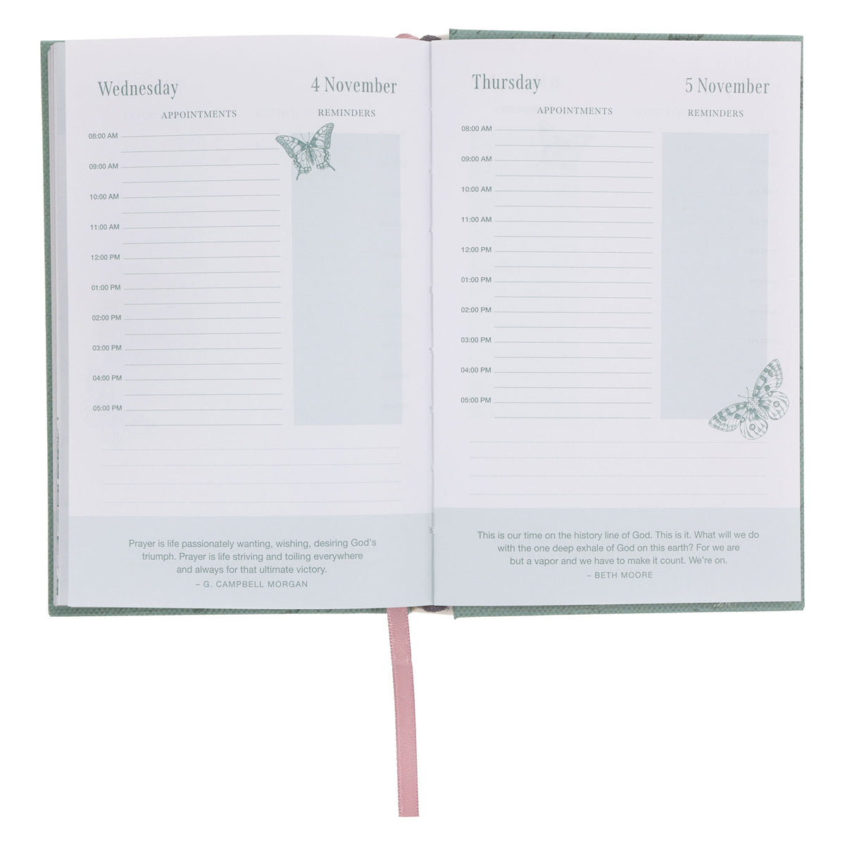 2026 Diary - General Christian Daily Planner for Women - Hardcover