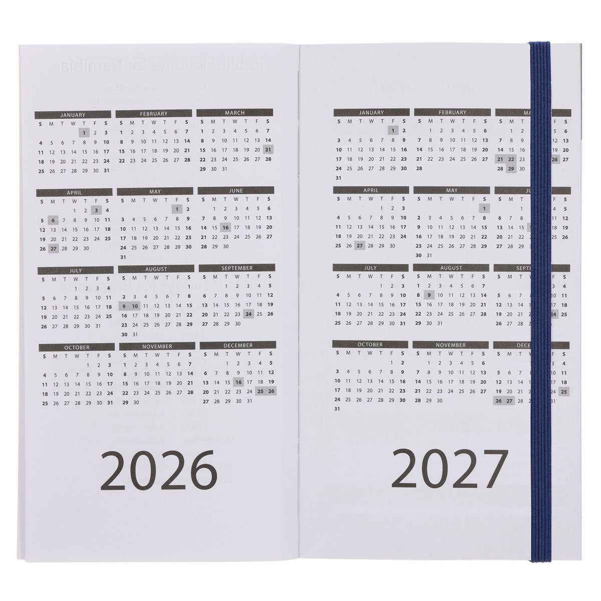 2026 Pocket Diary - Daily Planner - Paperback