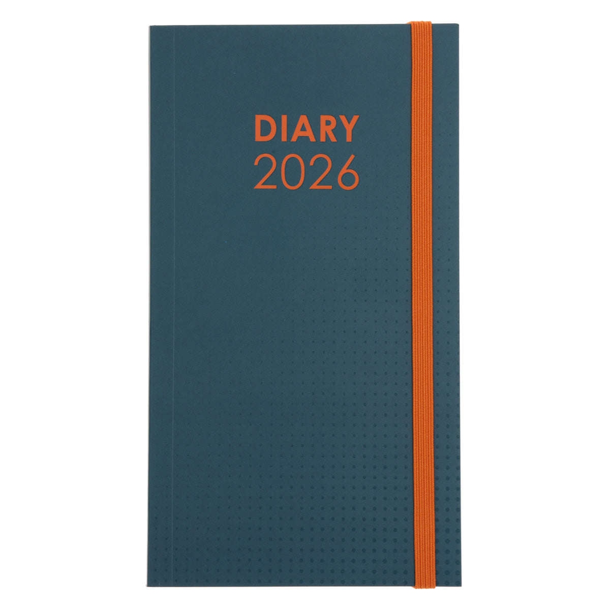 2026 Pocket Diary - Daily Planner - Teal and Orange - Paperback