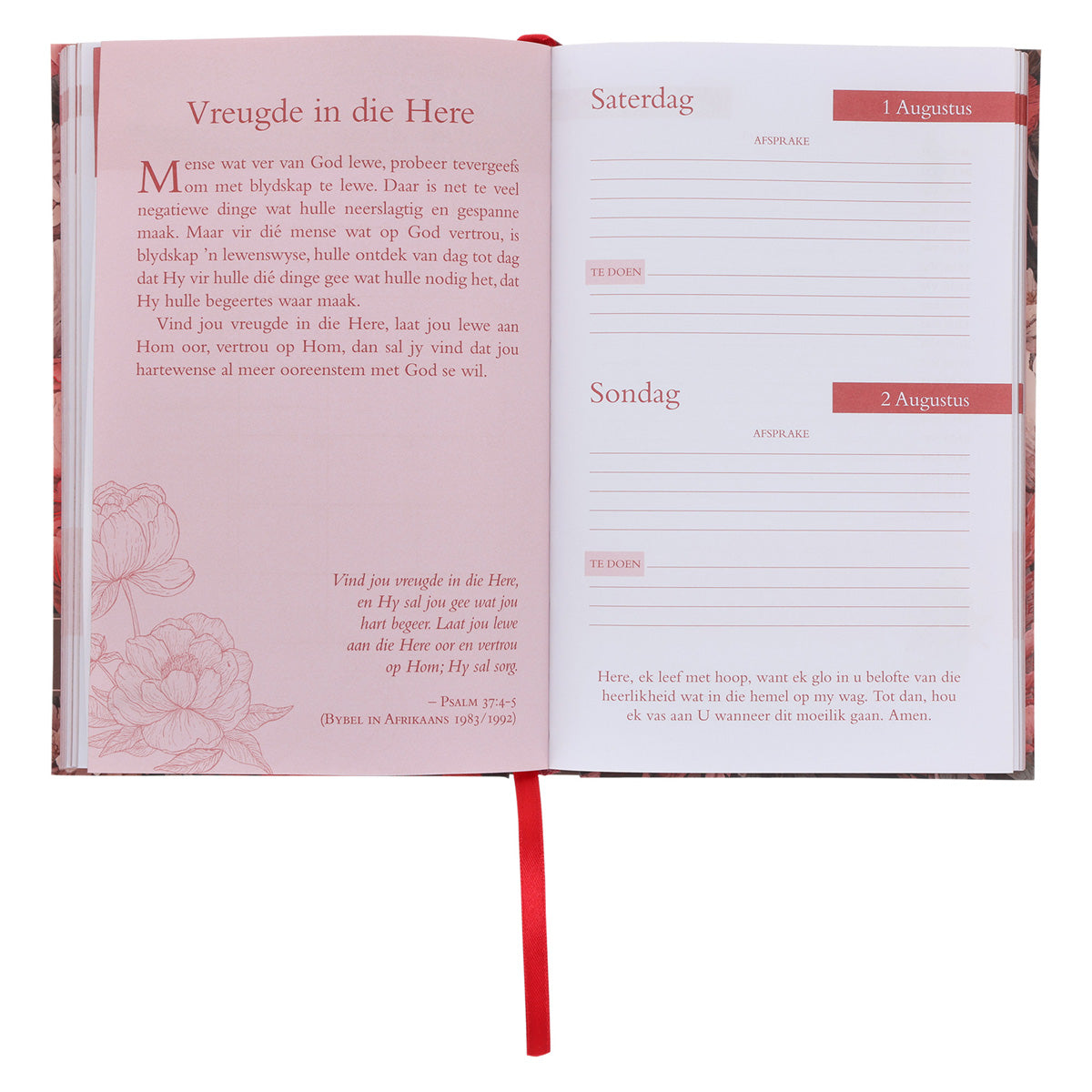 2026 Nina Smit Dagboek - Dagbeplanner Blomme - Hardeband