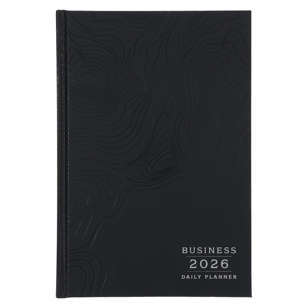 2026 A5 Business Diary - Daily Planner - Contour Lines - Hardcover