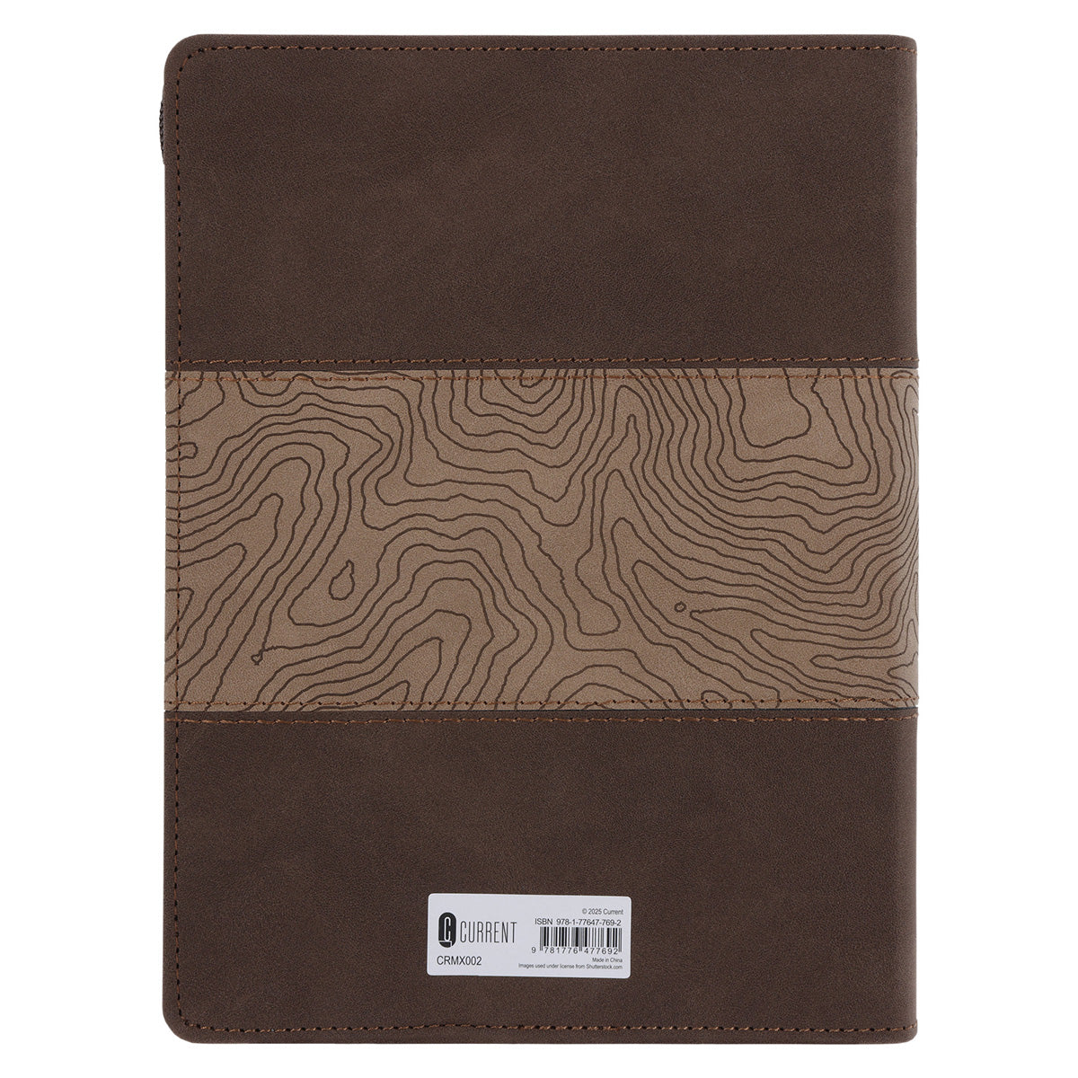 2026 John Maxwell A5 Diary - Daily Planner Brown - Imitation Leather with Zip