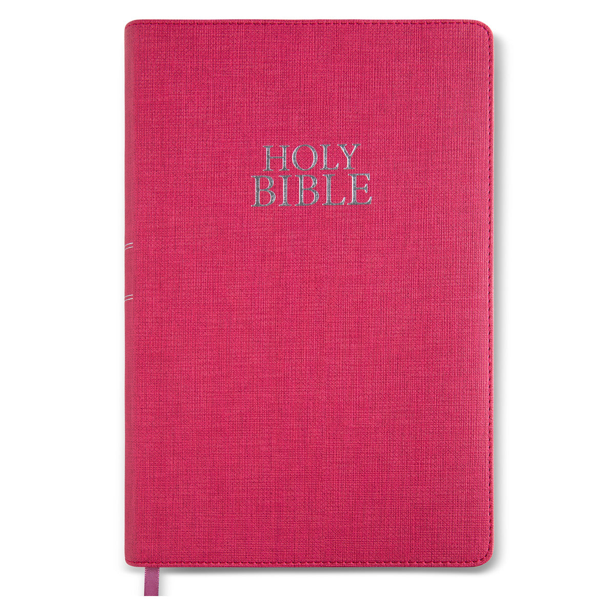 NIV Cerise Flexcover Linen Feel Holy Bible Giant Print