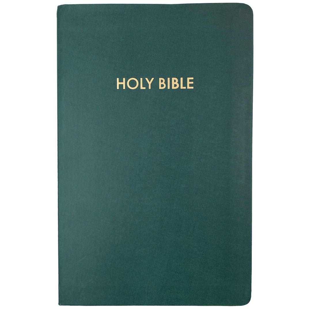 NIV Holy Bible Green Forest Design Flexcover