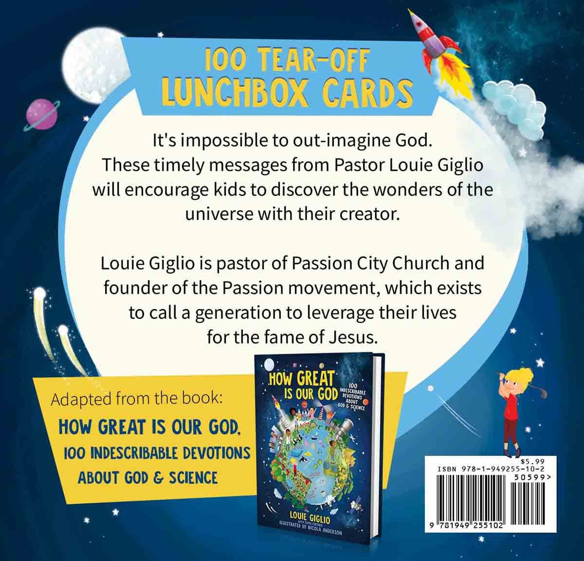 How Great Is Our God (100 Tear-Off Lunchbox Cards About God / Science)(Paperback)