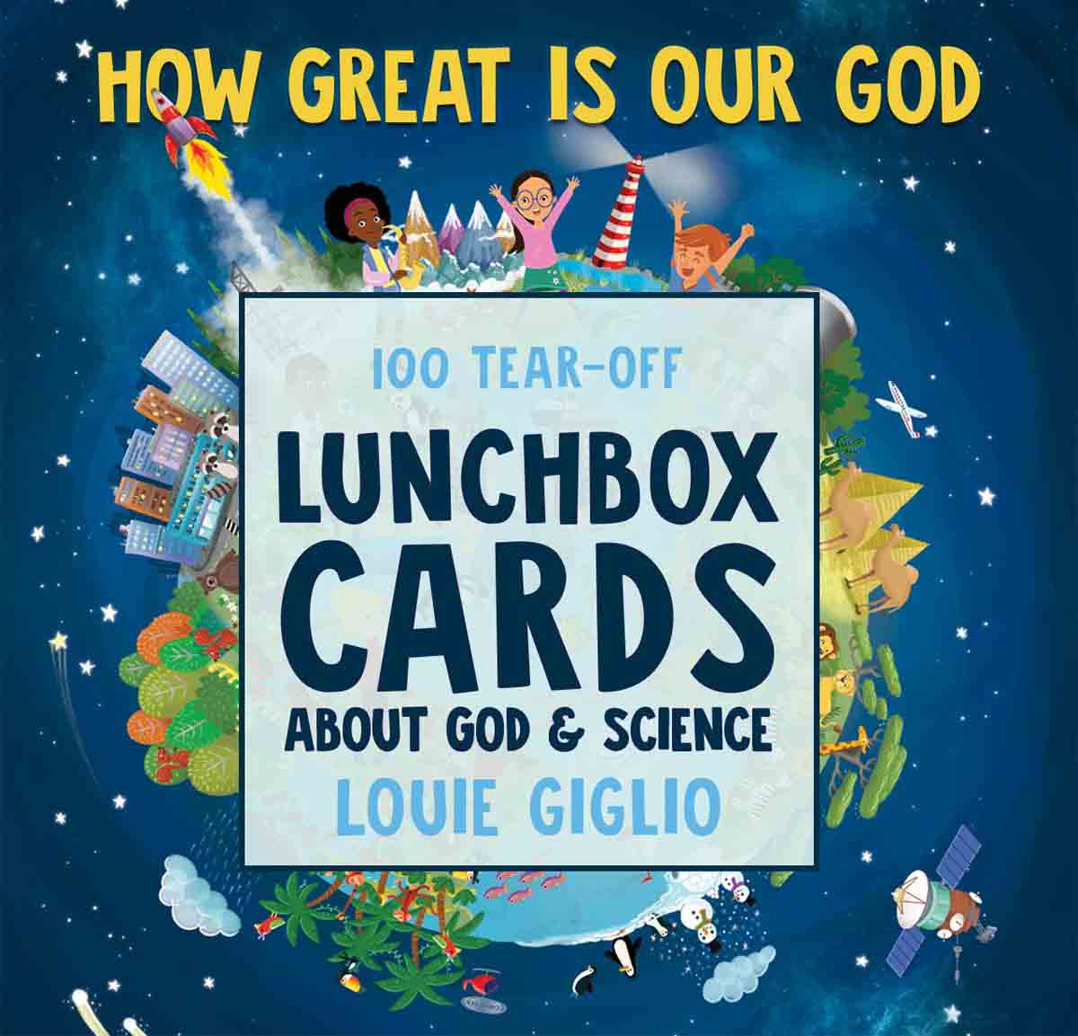 How Great Is Our God (100 Tear-Off Lunchbox Cards About God / Science)(Paperback)