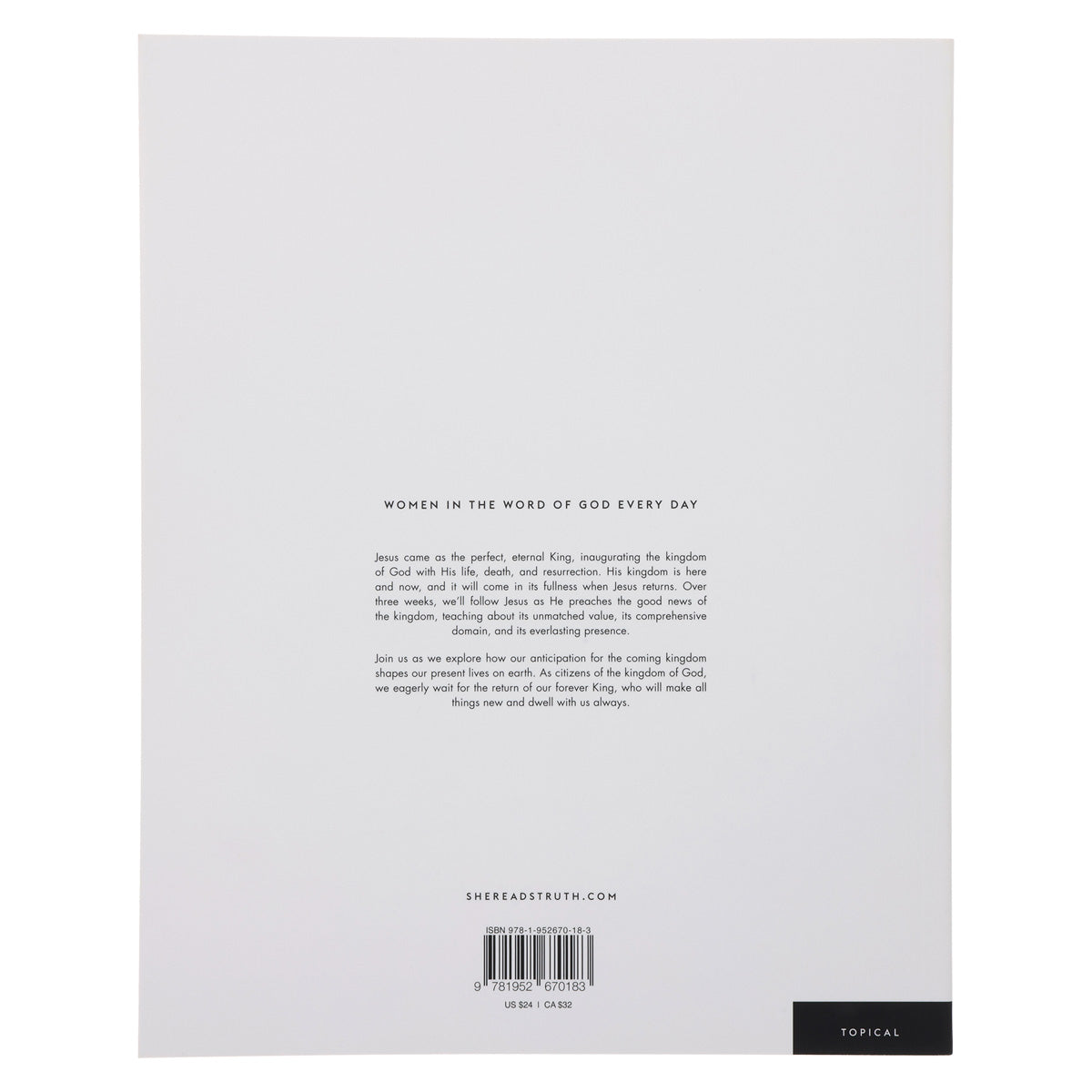 The Kingdom of God - Women's Reading Guide - She Reads Truth (Paperback)