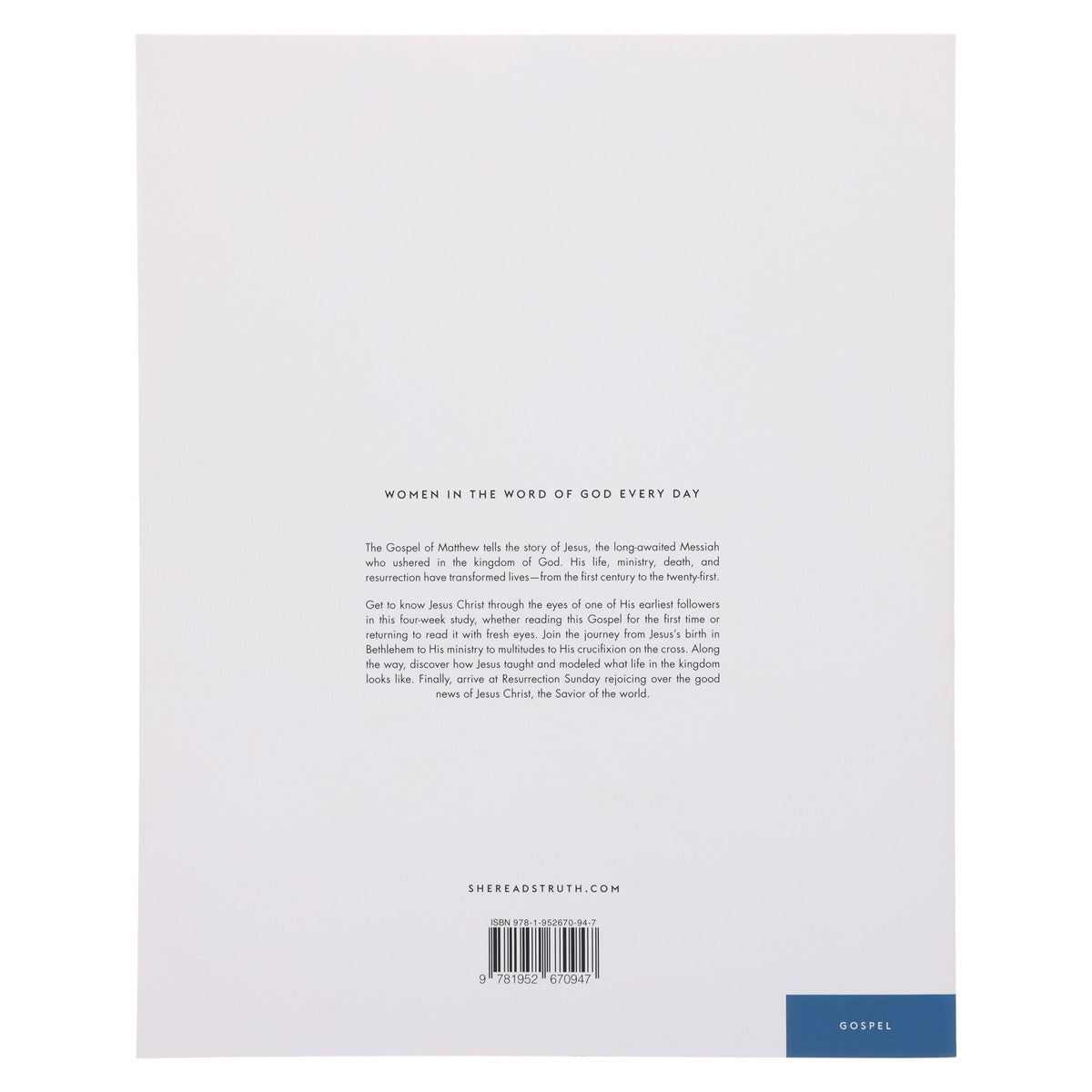 The Gospel of Matthew - Women's Reading Guide - She Reads Truth (Paperback)