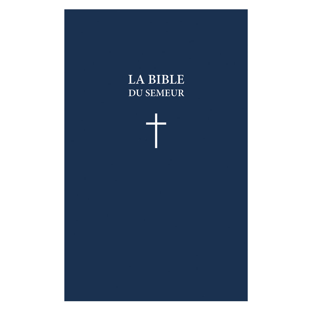BDS Navy Paperback French Bible