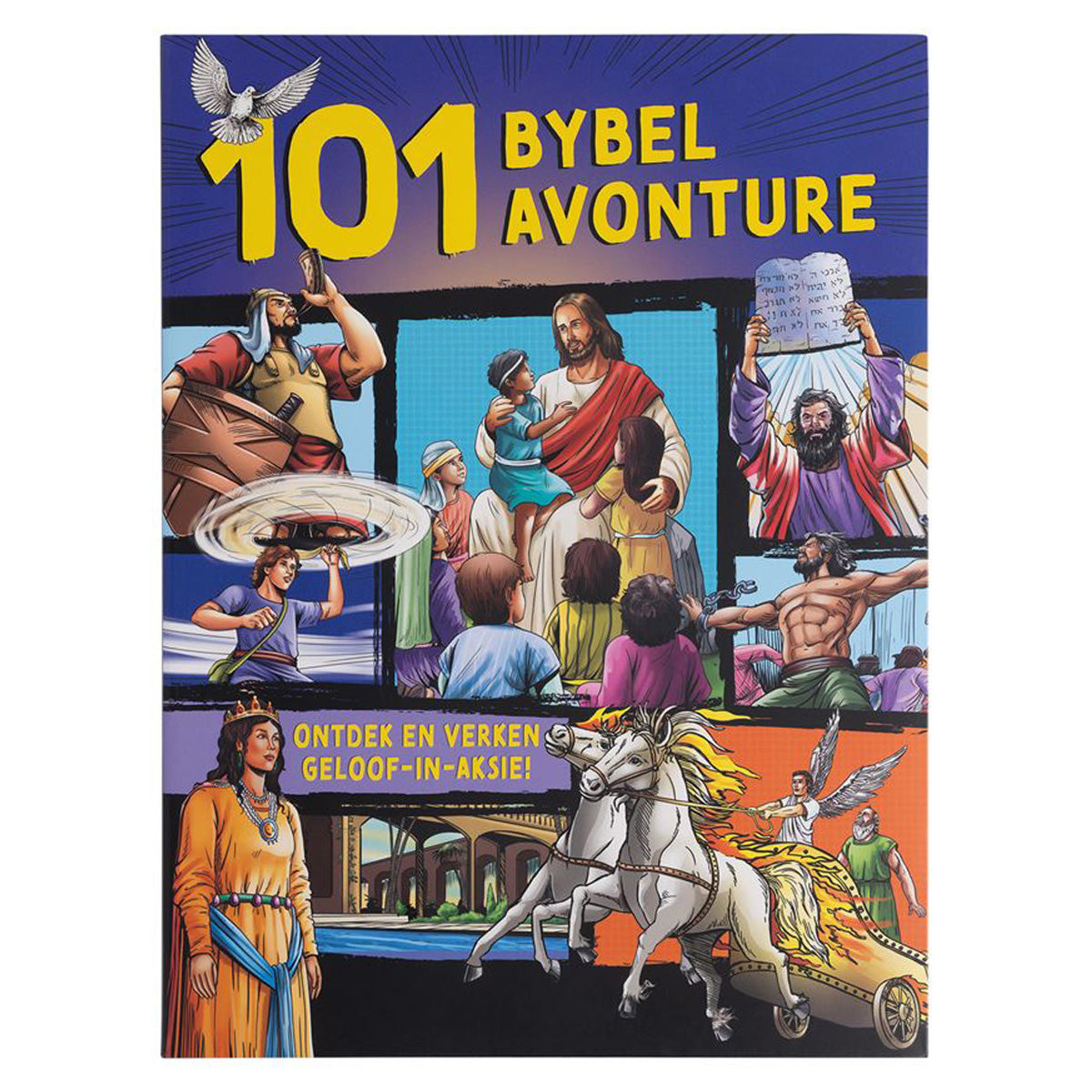 101 Bybel Avonture: Ontdek en Verken, Geloof-in-Aksie (Sagteband)