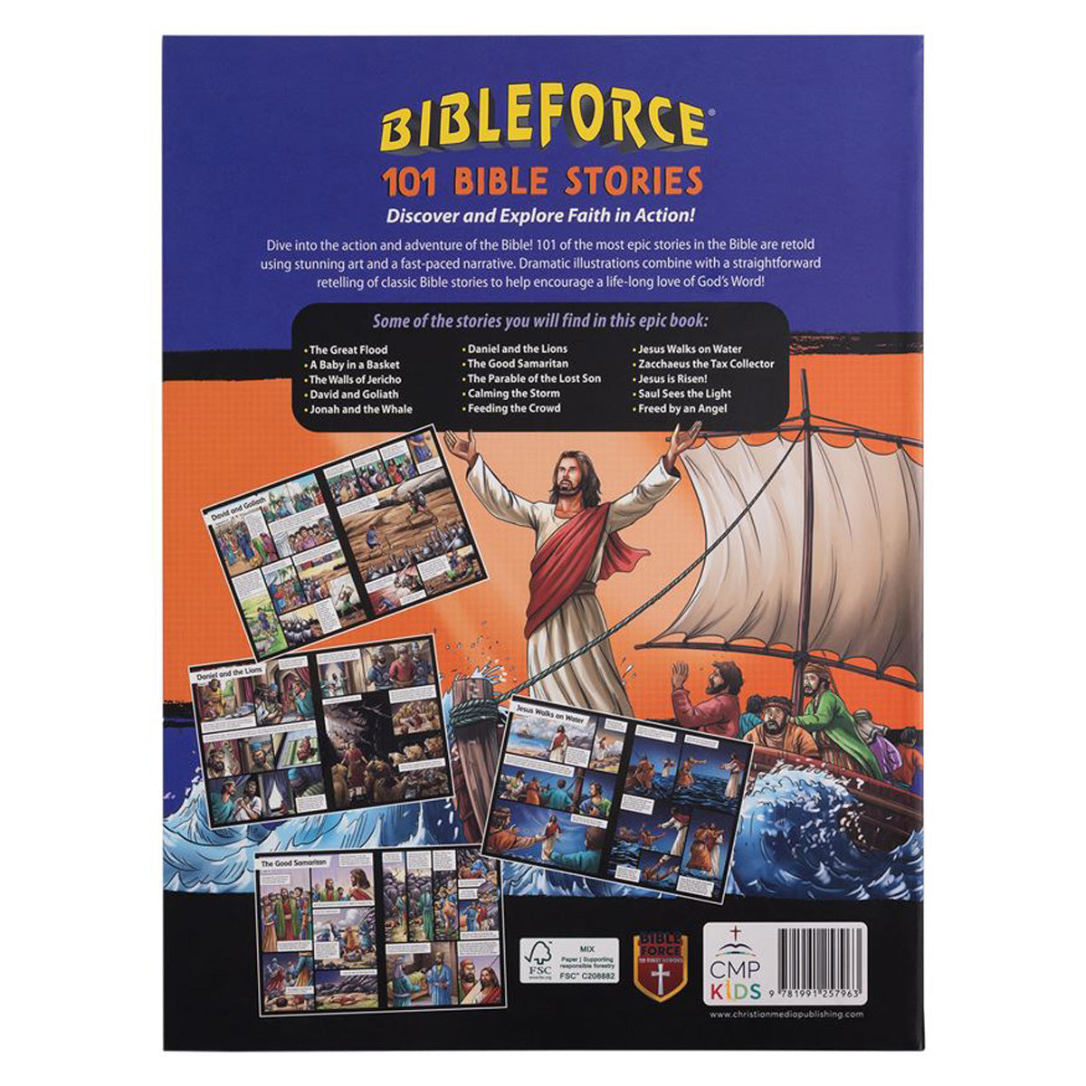 101 Bible Stories: Discover and Explore Faith in Action (Paperback)