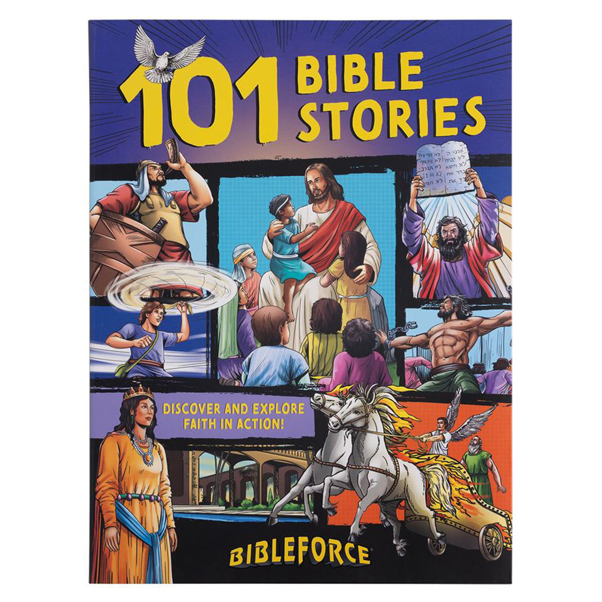 101 Bible Stories: Discover and Explore Faith in Action (Paperback)