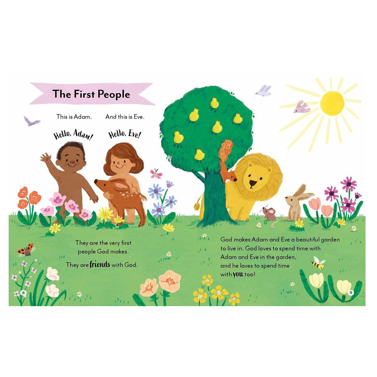 The Lion Baby Bible (Padded Hardcover)