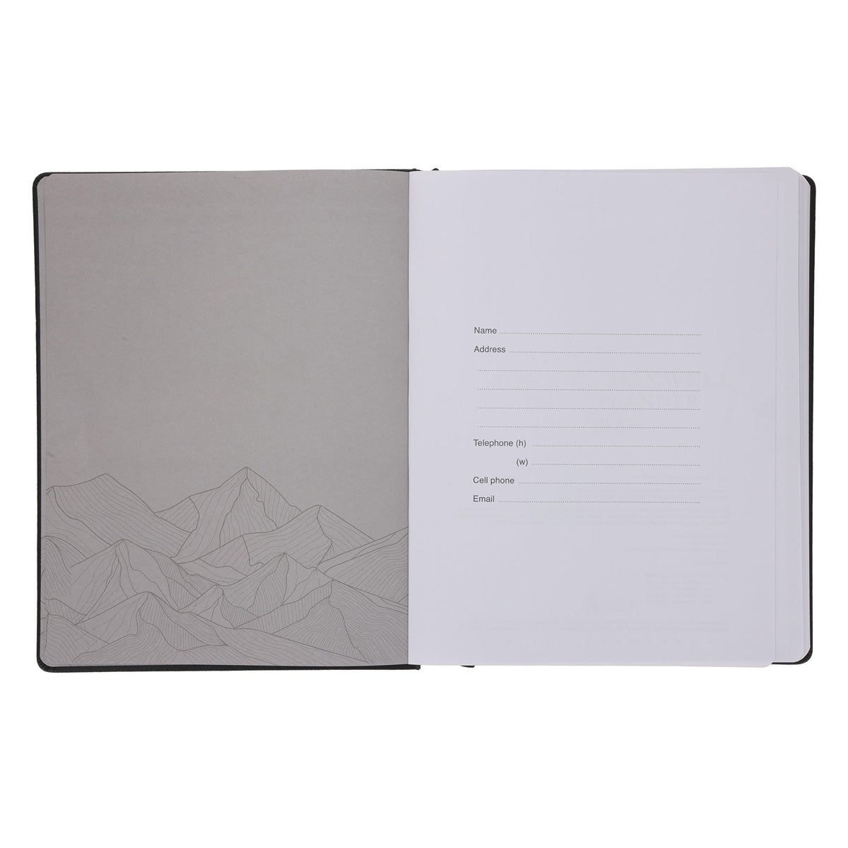 2027 John Maxwell A4 Diary - Daily Planner - Black - Imitation Leather