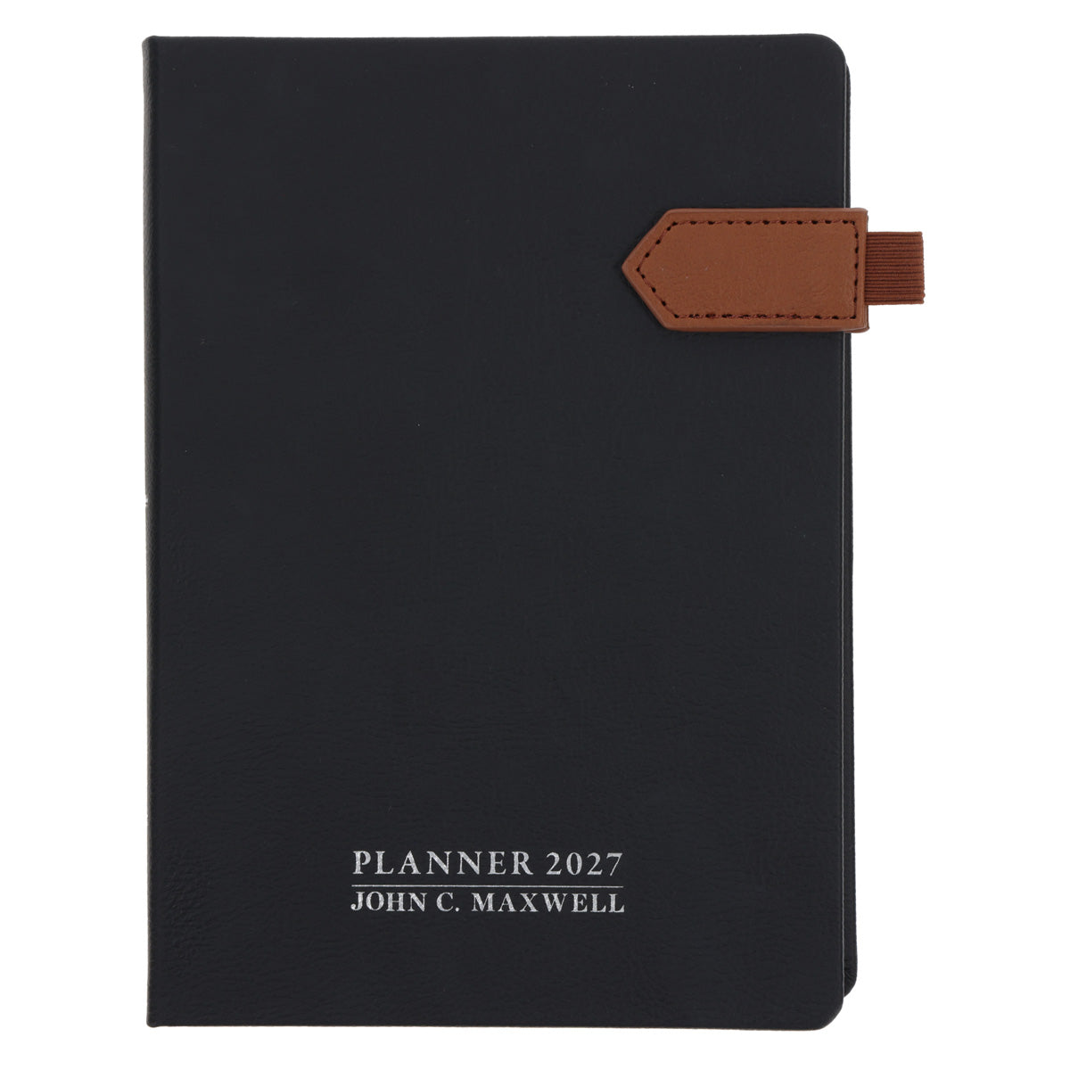 2027 John Maxwell A4 Diary - Daily Planner - Black - Imitation Leather