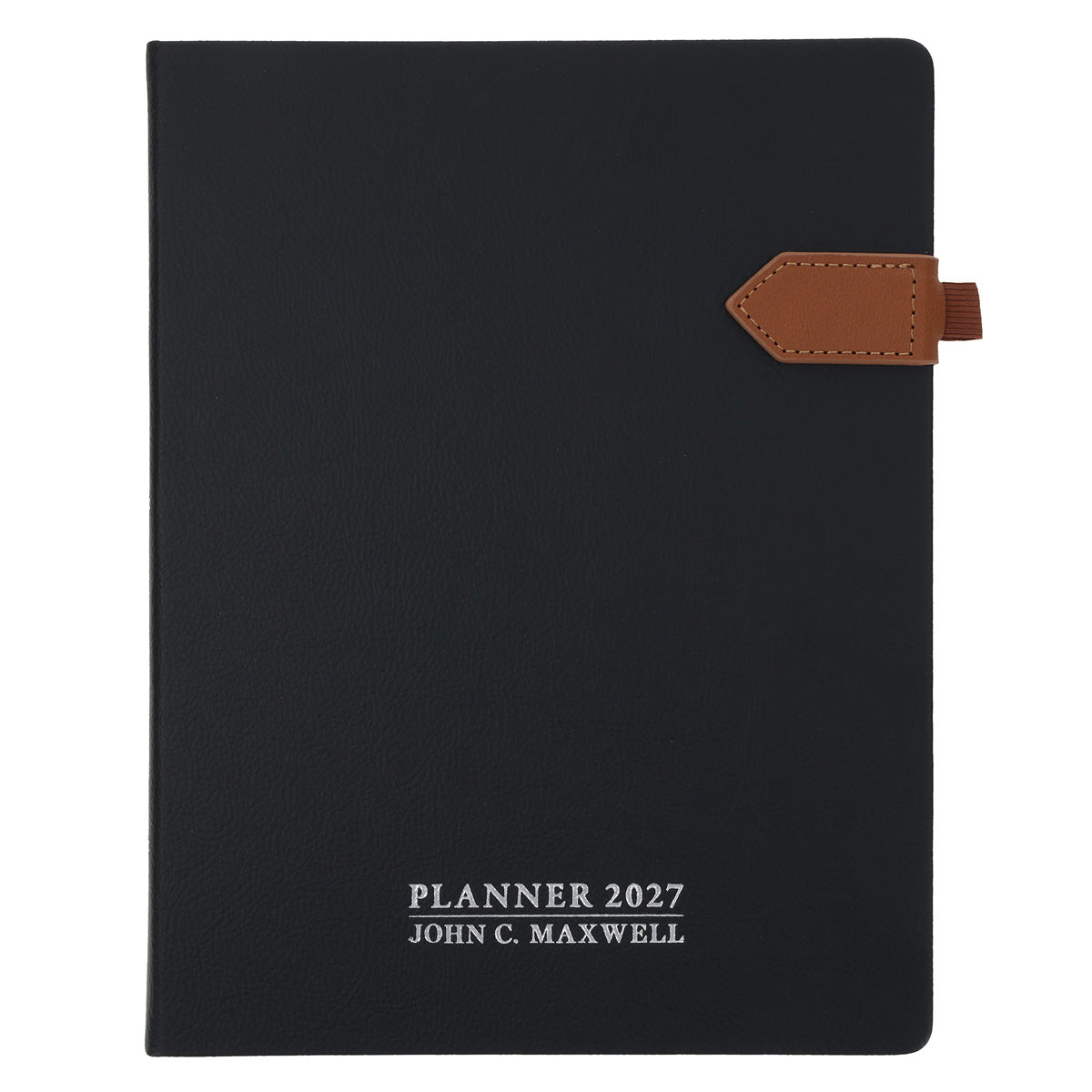 2027 John Maxwell A4 Diary - Daily Planner - Black - Imitation Leather
