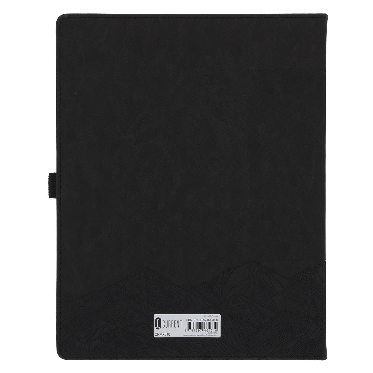 2027 John Maxwell A4 Diary - Daily Planner - Black - Grey - Imitation Leather
