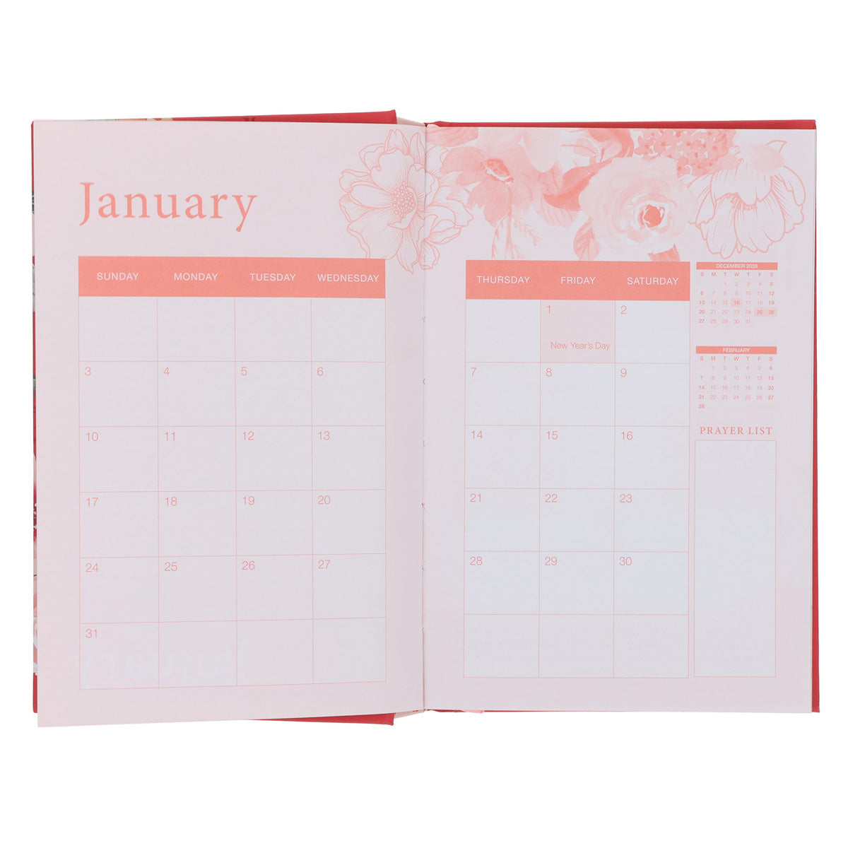 2027 Diary - General Christian Daily Planner for Women - Hardcover