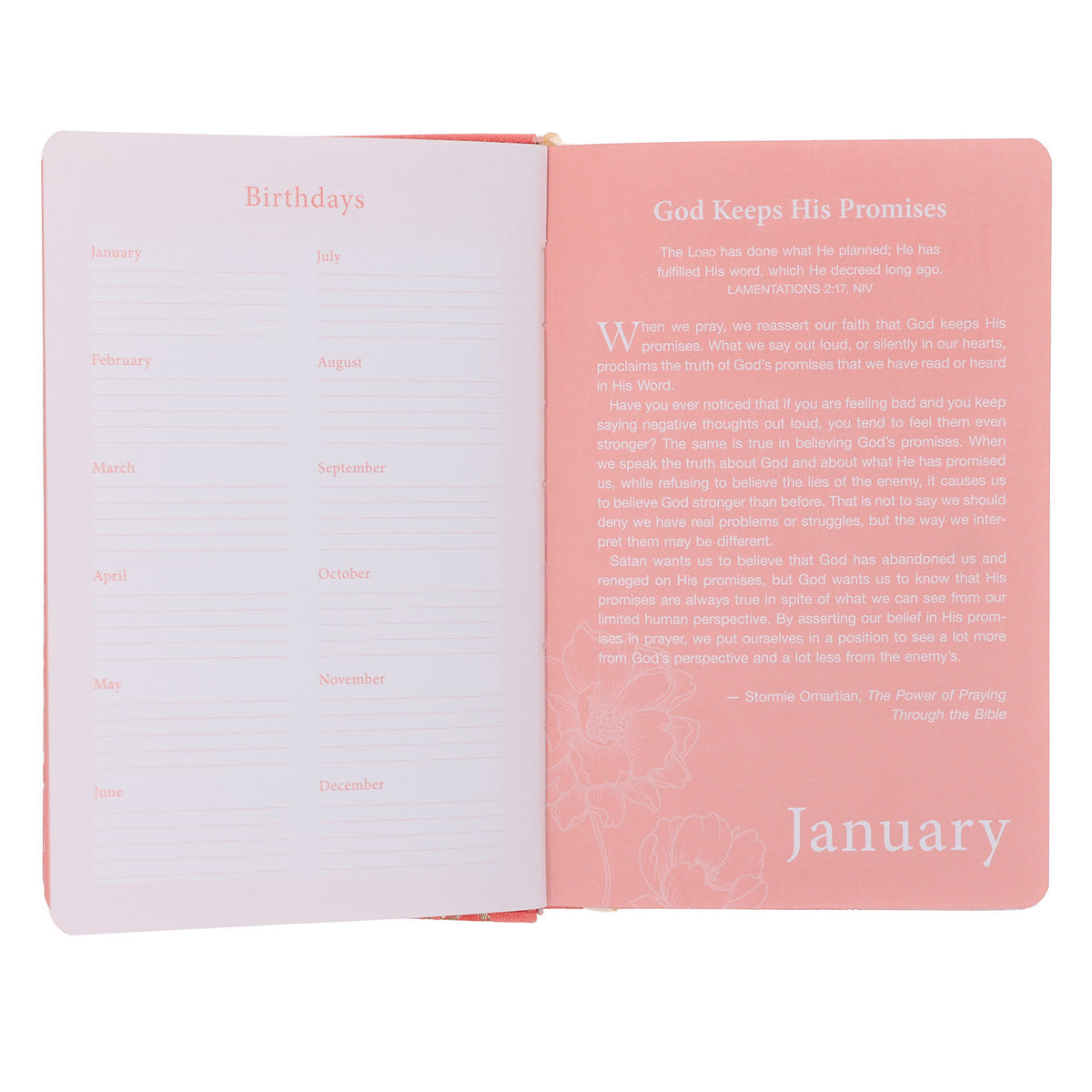 2027 Diary - General Christian Daily Planner for Women - Imitation Leather