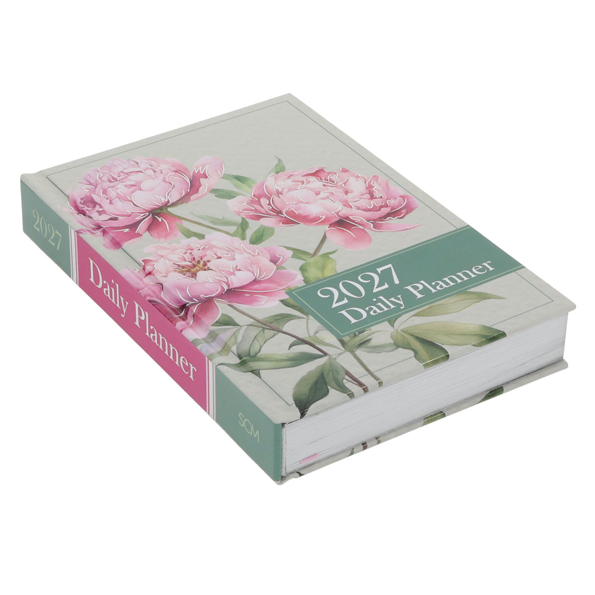2027 Diary - General Christian Daily Planner for Women - Pink - Hardcover with Stationery Set