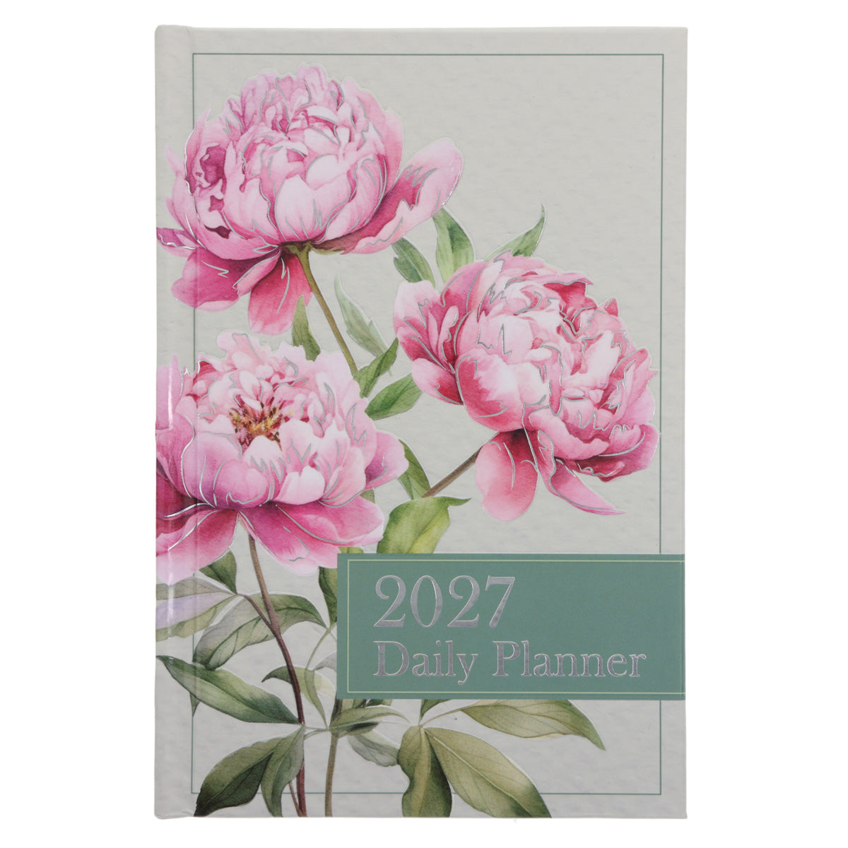 2027 Diary - General Christian Daily Planner for Women - Pink - Hardcover with Stationery Set