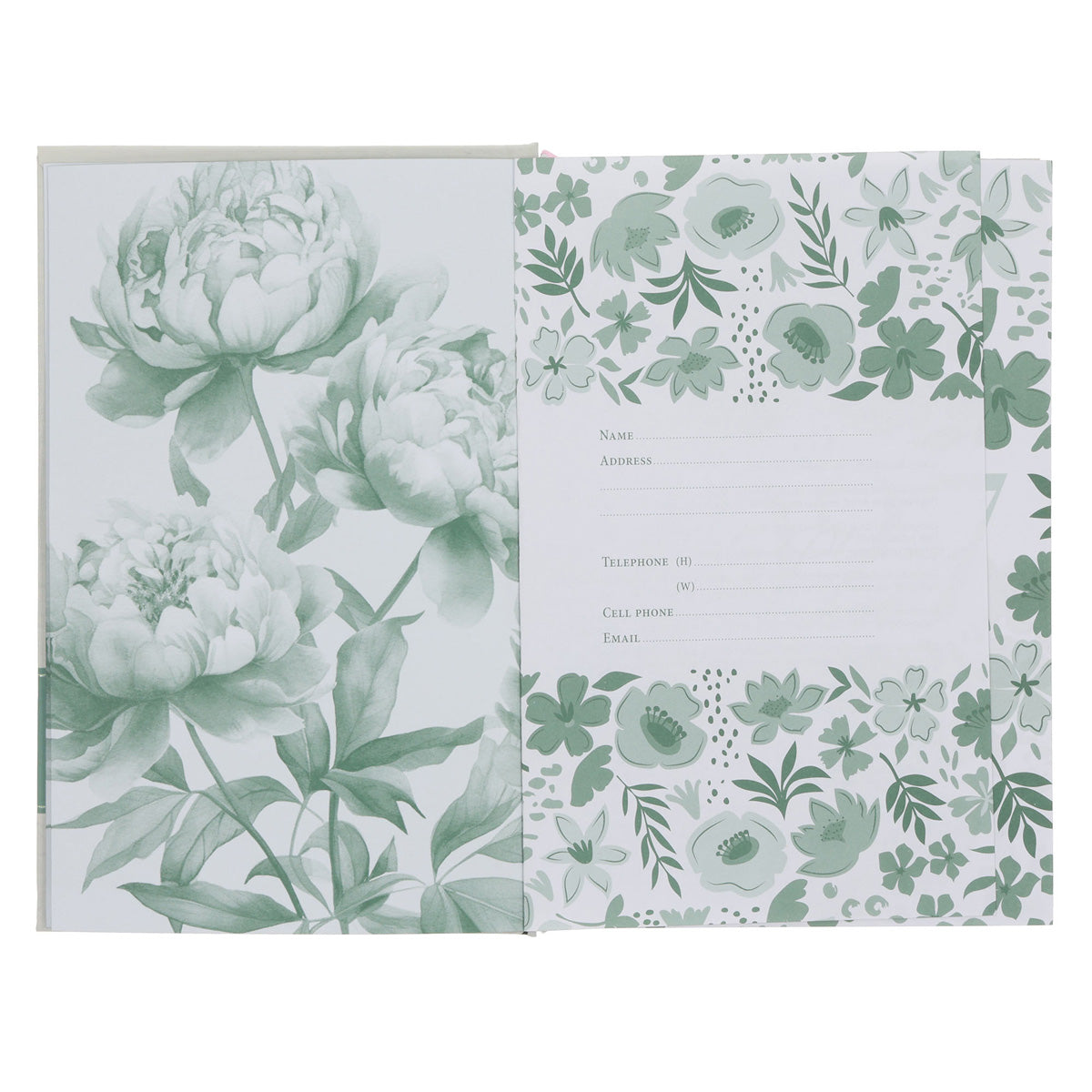 2027 Diary - General Christian Daily Planner for Women - Pink - Hardcover with Stationery Set
