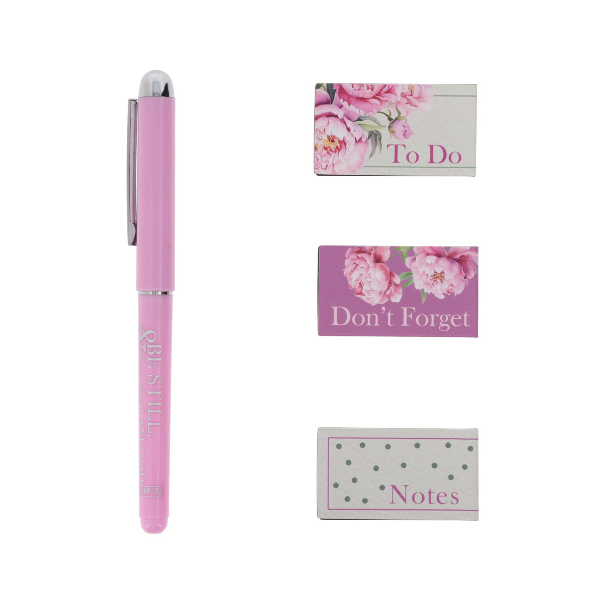 2027 Diary - General Christian Daily Planner for Women - Pink - Hardcover with Stationery Set