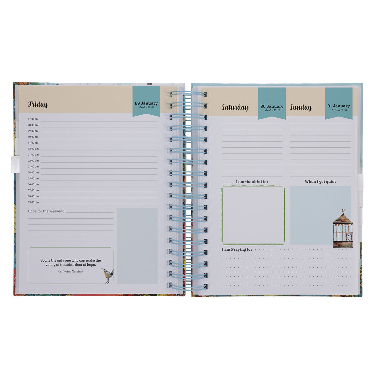2027 Daily Planner - Season of Hope - Wirebound