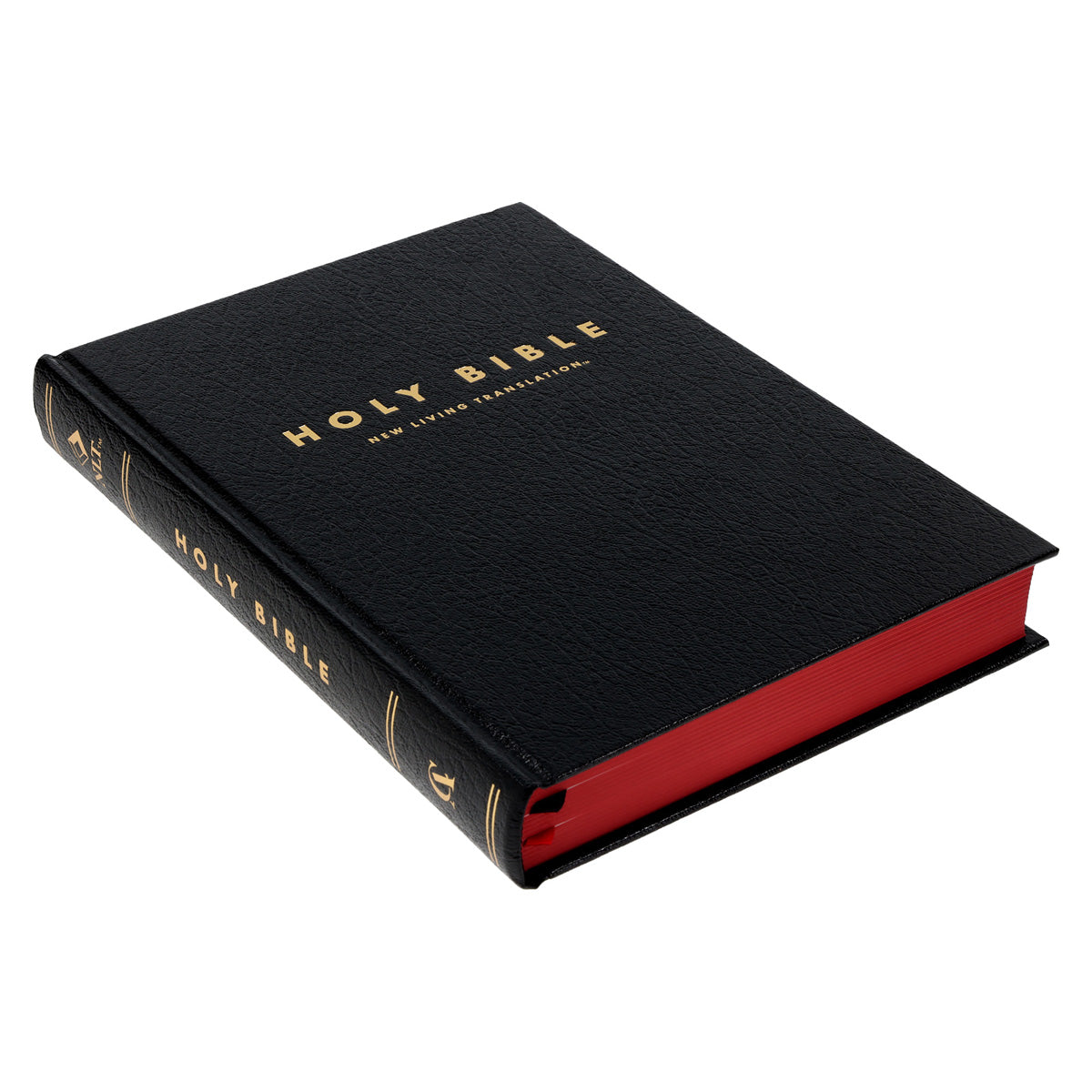 NLT Black Hardcover Bible Large Print