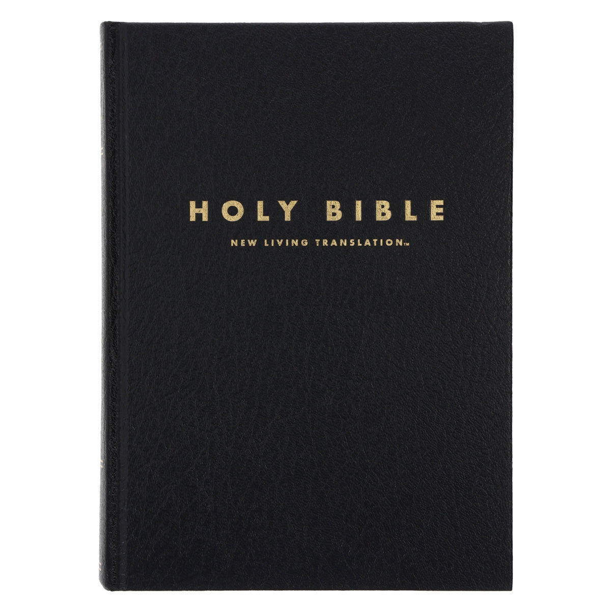 NLT Black Hardcover Bible Large Print