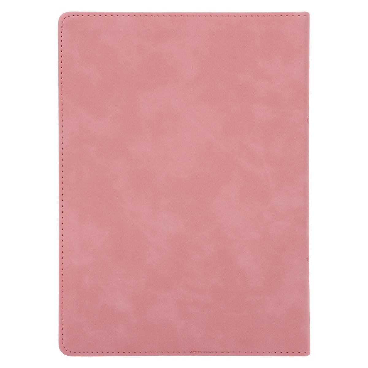 NLT Pink Floral Faux Leather Bible Large Print